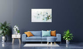 Abstract canvas painting wall décor Minimalist Floral landscape colorful